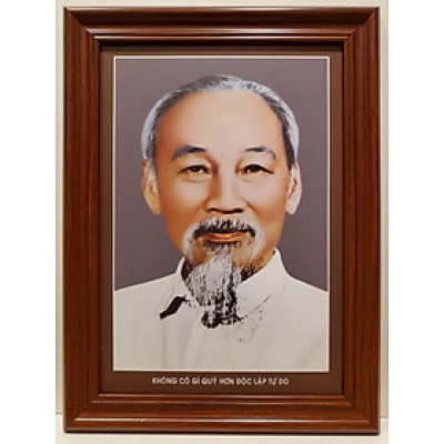 Ảnh in dầu chân dung Chủ Tịch HỒ CHÍ MINH 