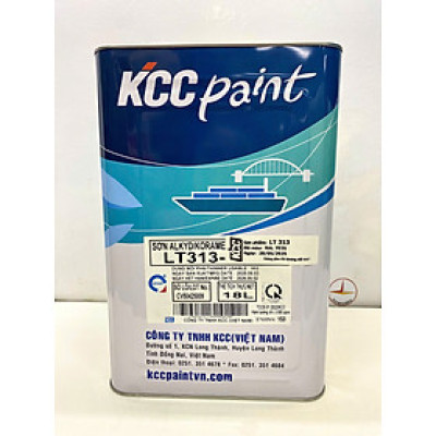 Sơn Alkyd KCC LT313 Base A màu xám RAL 7035_18L