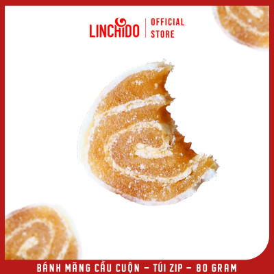 Bánh Mãng Cầu Cuộn - Đặc sản Đồng Tháp - Túi Zip 80 Gram