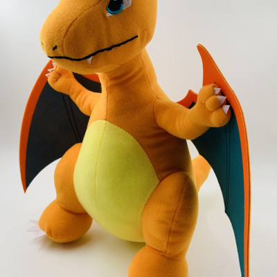 Gấu bông pokemon rồng Charizard Shiny (30 cm) nguyên tem nguyên tag xịn mịn đẹp hàng cao cấp, an toàn cho trẻ nhỏ