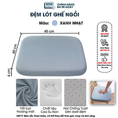 Đệm Lót Ngồi Ghế Gỗ OFFICE CHILL Nệm Lót Ngồi Ghế Văn Phòng Dưới Sàn Nhà Chất Liệu Cao Su Non