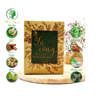 lá xông tắm toàn thân thảo mộc sau sinh cho Mẹ Wonmom