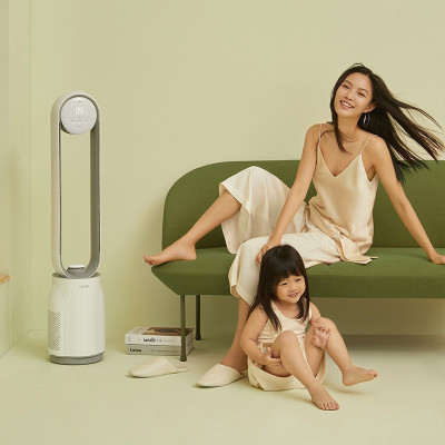 Quạt Không Cánh Xiaomi Keheal A4 Pro Bản Tiếng Việt Diệt Khuẩn UV Kiêm Lọc Không Khí - Hàng Nhập Khẩu