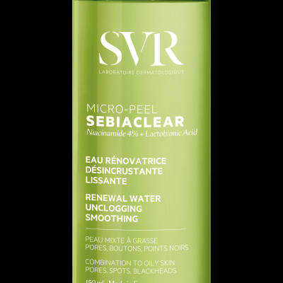 Nước Cân Bằng Giảm Mụn Và Thông Thoáng Lỗ Chân Lông SVR Sebiaclear Micro - Peel 150ml