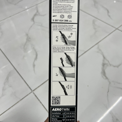 Gạt Mưa BOSCH AeroTwin Euro Set A398S Kích thước 24/60cm – 18/45cm | Dành cho Xe Mazda CX-5 và Mazda 6