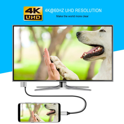Dây cáp sạc nhanh CHOETECH M180 chia cổng đa năng PD Type-C thành cổng Type-C PD 3.0, cổng HDMI chuẩn 4k dài 180cm cho Macbook Pro / Smartphone - Hàng chính hãng