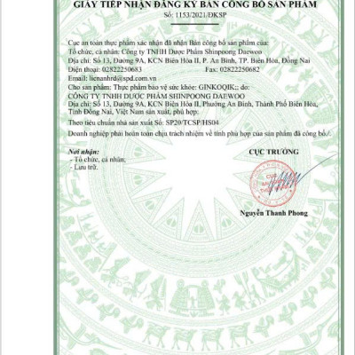 [Hộp 60 Viên] Viên Uống GINKOQIK Hoạt Huyết, Hỗ Trợ Não Và Trí Nhớ - SHINPOONG PHARMA