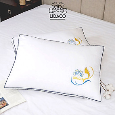 Ruột gối lông vũ nhân tạo microfiber LIDACO vỏ cotton 100% tiêu chuẩn 5 sao