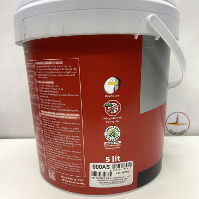 Sơn nước Toa Supertech ngoại thất màu xanh 7410 _ 5L