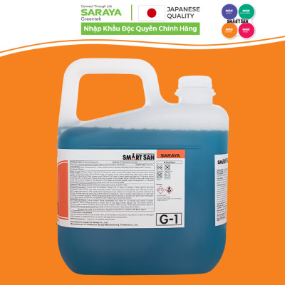 Dung dịch tẩy rửa dầu mỡ Saraya Smart San Foaming Degreaser G-1 - Can 5Kg