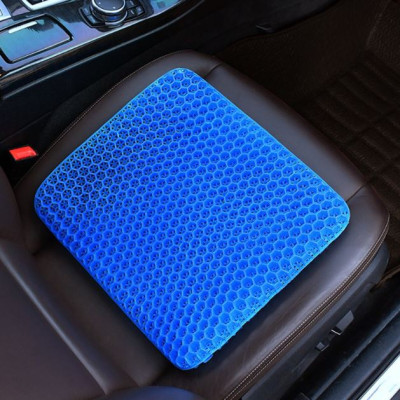 Đệm Ngồi 3D Silicon 2 Lớp Tổ Ong Lót Ghế Thoáng Khí Chống Đau Mỏi Lưng miDoctor