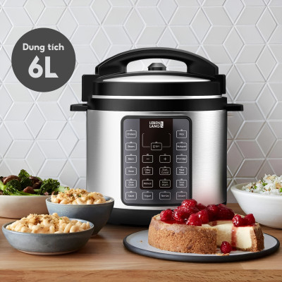 Nồi áp suất điện tử đa năng LEBENLANG LBEE0908-EC dung tích 6L, công suất 1000W - hàng chính hãng