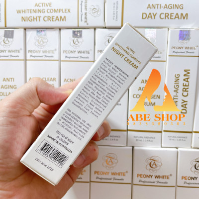 Kem PEONY WHITE NIGHT CREAM - Trắng Da - Làm Đều Màu - Giảm Tàn Nhang - Xóa Thâm Nám Ban Đêm 30ml