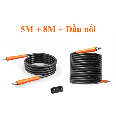 Dây Rửa Xe Dành Cho Máy Rửa Xe Gia Đình ABG yili Hàng Chính Hãng, Dây Xịt Áp Lực Rửa Xe Đầu Gài Nhanh, Dây Thay Thế,…