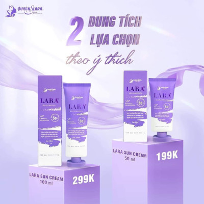 Kem Chống Nắng Lara Sun Cream Quyên Lara, Chăm Sóc Da, Bảo Vệ Da