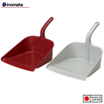Xẻng rác Inomata cỡ lớn XL, thiết kế cán có độ cong phải, không bị trơn trượt khi cầm nắm - nội địa Nhật Bản