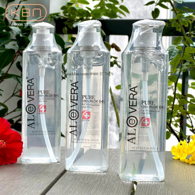 Combo 3 Chai Gel Lô Hội Aloe Vera Hàn Quốc 500ml - Dưỡng Ẩm, Làm dịu da + Tặng 50g Mặt Nạ Dẻo