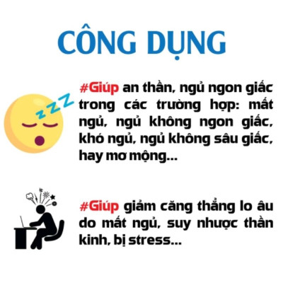 Tâm Diệu Vương - Dưỡng Tâm - An Thần - Giảm Stress - Giảm Lo Âu - Hộp 100 viên