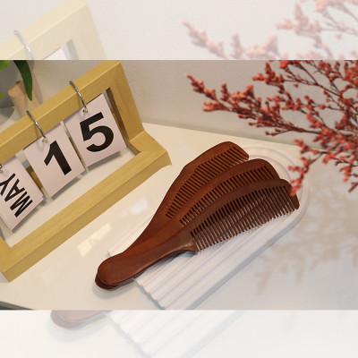 Lược Gỗ Dày Phổ Thông Dài 20cm Thiết Kế Nhỏ Gọn Chống Tĩnh Điện Cho Tóc