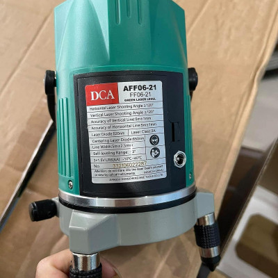 MÁY ĐO MỨC CÂN BẰNG TIA LASER XANH (2 TIA NGANG 1 TIA ĐỨNG) DCA AFF06-21- HÀNG CHÍNH HÃNG