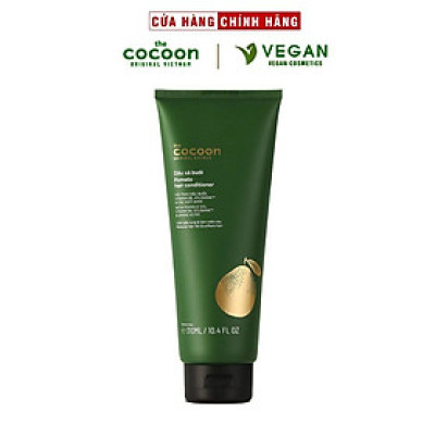 Dầu xả bưởi Pomelo dạng TUÝP Cocoon 310ml giảm gãy rụng làm mềm tóc thuần chay