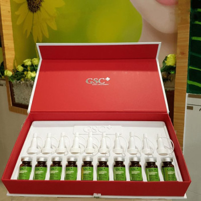 Tế bào gốc hỗ trợ sẹo, trẻ hoá da Hàn Quốc GSC GA ANTI AGEING AMPOULE, giúp xóa sẹo lồi, lõm, tái tạo cấu trúc da