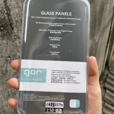 Bộ 2 Kính Cường Lực GOR cho Xiaomi Black Shark 4 / Shark 4 Pro ( 2 Miếng ) trong suốt, siêu mượt _ Hàng Nhập Khẩu