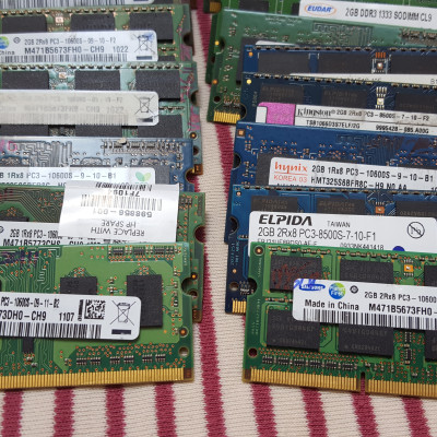 Ram laptop 2GB DDR3 PC3-8500s - 10600s Hàng chính hãng