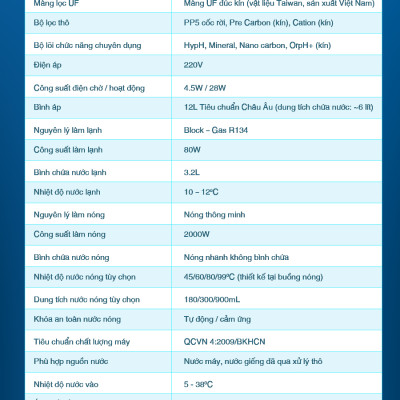 Máy Lọc Nước RO Hydrogen Kiềm Chức Năng Nóng Thông Minh Lạnh ROBOT HydroElite-9 - Hàng Chính Hãng 