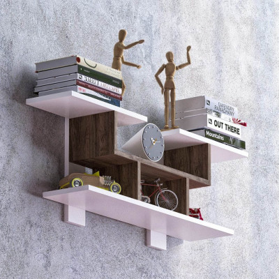 Kệ sách mini treo tường SMLIFE Waxane