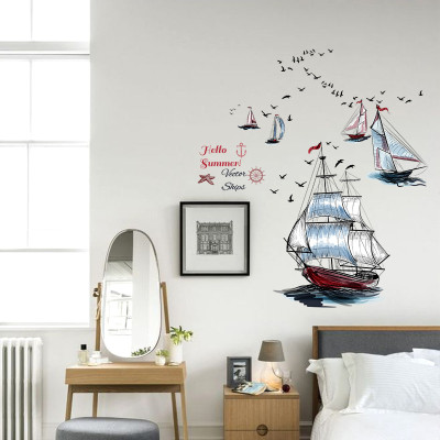 Decal dán tường Vector Ships SK9310