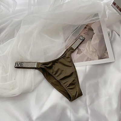 QUẦN SEXY THUN LẠNH DÂY ĐÍNH ĐÁ LOVE 1906