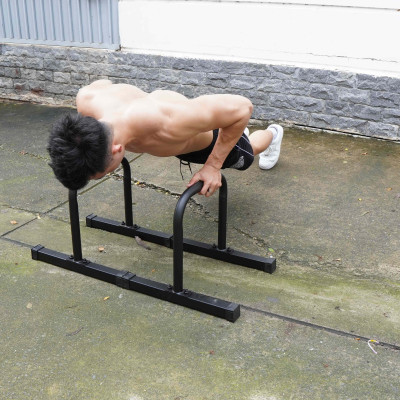 Xà kép mini, Parallettes size XL (Cao 40cm) chính hãng DAI NHAN, làm bằng thép, sơn tĩnh điện