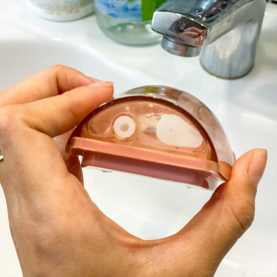 Bàn ủi hơi nước màu hồng cầm tay có thể gấp gọn, tiện lợi khi đi du lịch - Hàng chính hãng