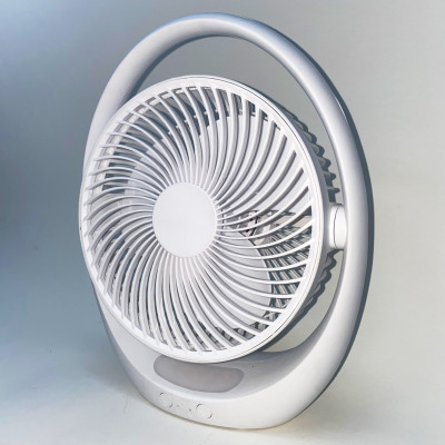 QUẠT ĐỂ BÀN CÓ SẠC TÍCH ĐIỆN ĐÈN LED EERFECT PF-QB2180 công suất 5w bảo hành 6 tháng- Hàng chính hãng