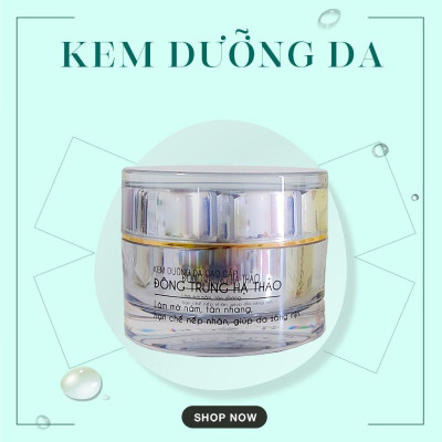 Combo dưỡng sáng da mờ nám DARLENA ( 1 Serum dưỡng da DARLENA 10ml và 1 Kem dưỡng da cao cấp Đông Trùng Hạ Thảo 25g)