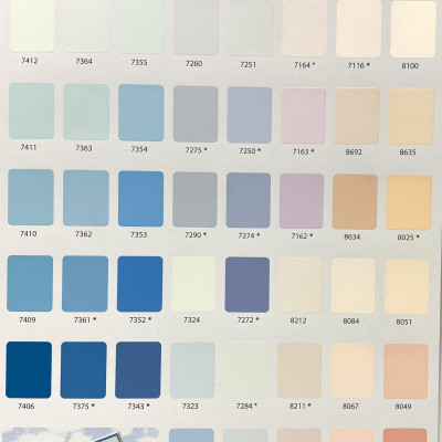 Sơn nước ngoại thất cao cấp TOA 4 Seasons Satin Glo siêu bóng màu xanh 7410 _ 5L