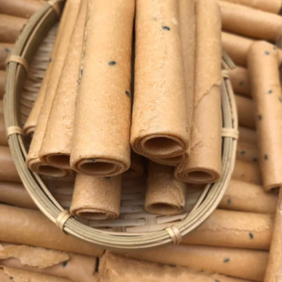 Bánh Ống Mè Cuộn Tròn 500g VIETTIN MART