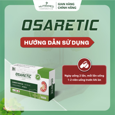 Viên uống Osaretic hỗ trợ hiệu quả sỏi thận và sỏi mật (30 viên) - Nutramed
