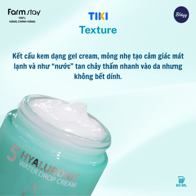 Kem Cấp Ẩm 5HA _ 5 Hyaluronic Water Drop Cream