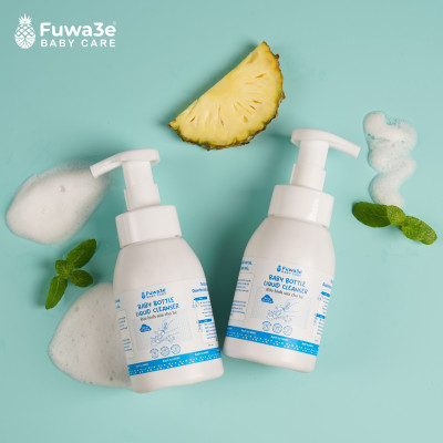 Nước rửa bình sữa  fuwa3e hữu cơ sinh học từ ezyme tự nhiên lên men từ dứa 300ml 