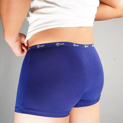 Combo 4 quần lót nam Boxer sợi cạp 1cm sợi tre tự nhiên mềm mịn thấm hút mồ hôi, co giãn 4 chiều MRM Manlywear - Màu ngẫu nhiên