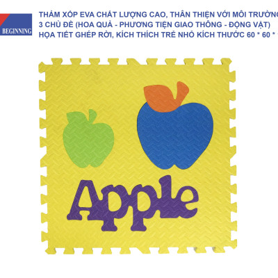 Tấm thảm chơi xếp hình EVA xếp hình lồng vào nhau thân thiện với môi trường dành cho trẻ em để tập bò.