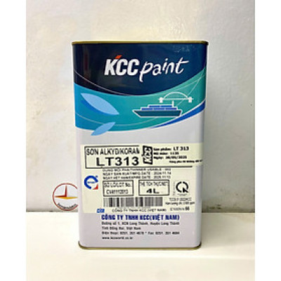 Sơn Alkyd KCC LT313 Base A màu xám 1135 _4L