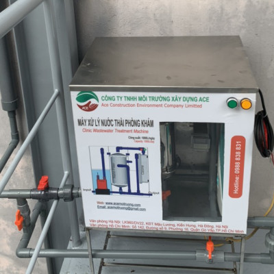 (Hàng chính hãng) Máy lọc nước thải Litero ACE1000I xử lý nước thải Phòng khám chuyên khoa phụ sản công nghệ oxy hoá bậc cao kết hợp lọc nano và than hoạt tính 1 bộ