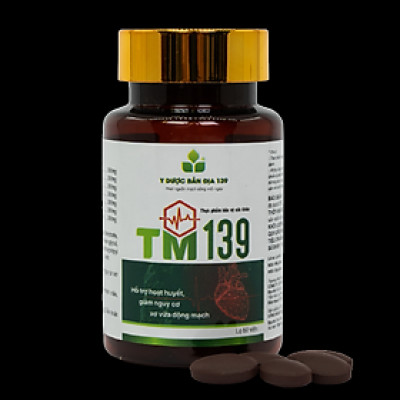 Viên uống TM139 Hỗ trợ hoạt huyết, giảm nguy cơ xơ vữa động mạch