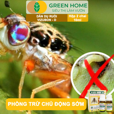 Chế Phẩm Dẫn Dụ Ruồi Vàng Đục Trái VIZUBON-D, GreenHome, 10ml, Không Cần Phun Xịt, An Toàn Cho Người