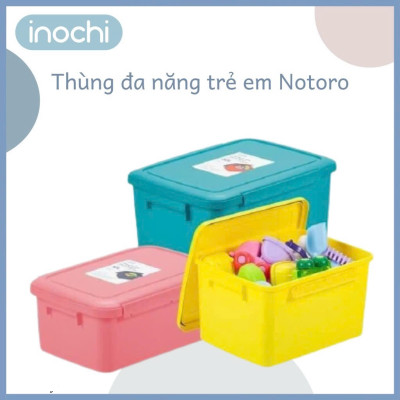 Thùng Đựng Đồ Chơi Cho Bé Notoro Nhật Bản - Thùng Nhựa An Toàn, Tạo Tính Cách Gọn Gàng Cho Bé - Hàng INOCHI