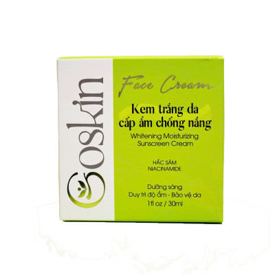 Kem trắng da cấp ẩm chống nắng 30ml Goskin (Kem Lotion)