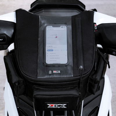 Túi treo xe máy chính hãng ZDK K3, nhiều ngăn, túi treo đầu xe, túi treo ghi đông xe máy chứa đồ dùng, cảm ứng điện thoại tốt - Hàng chính hãng
